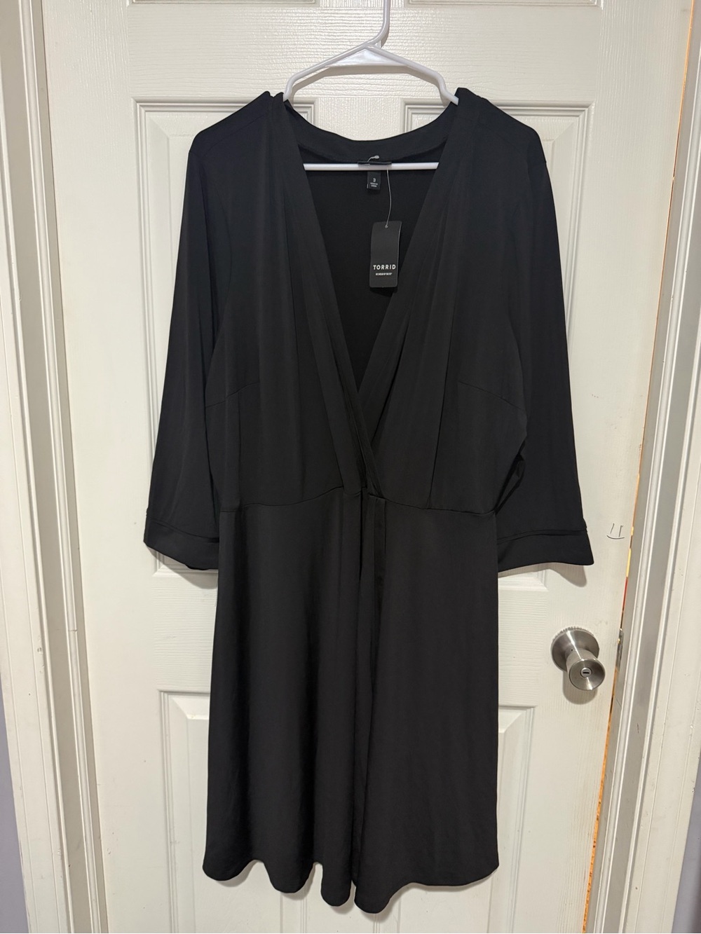 Torrid Black wrap Dress size 3